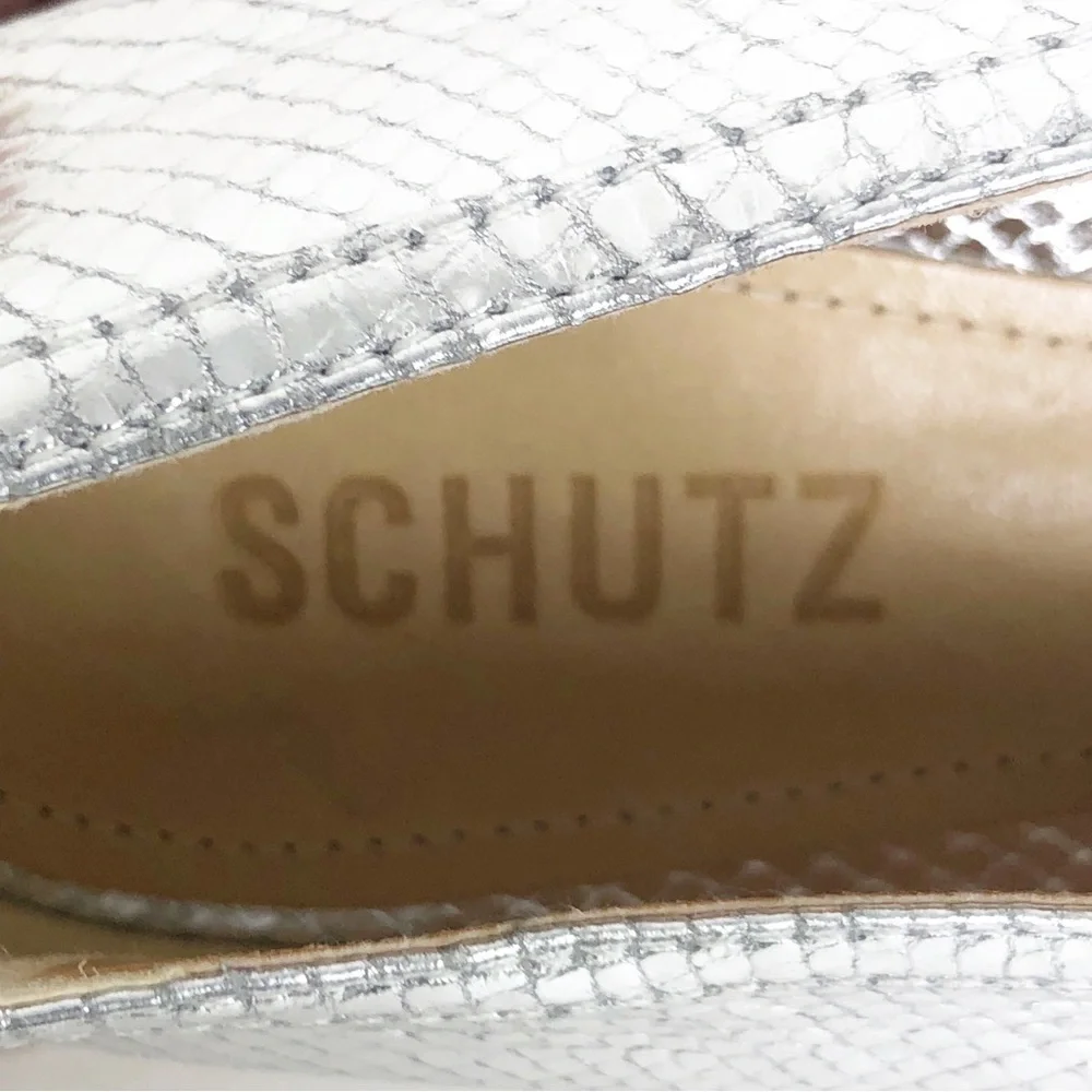 SCHUTZ silver metallic